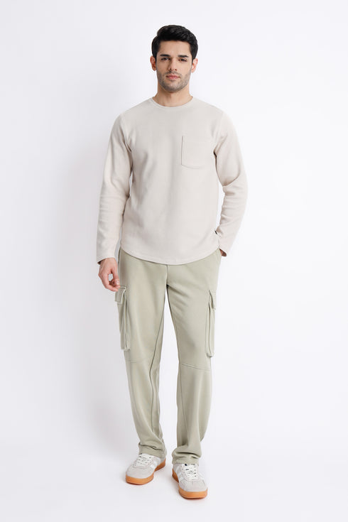The Regular Fit Beige T-Shirt